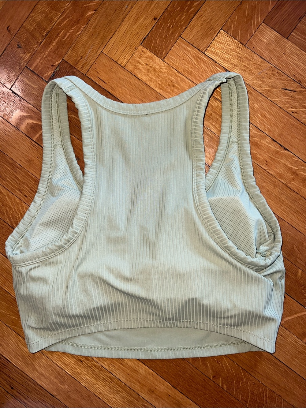 Light Green All In Motion Ribbed Tank - Picture 4 of 7